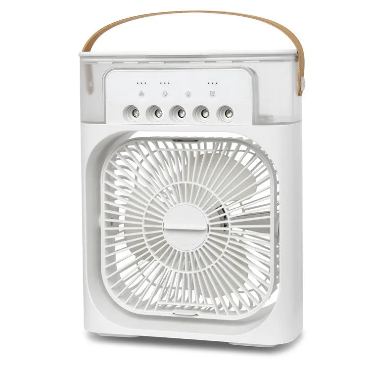 Portable 3 In 1 Fan AIr Conditioner Household Small Air Cooler LED Night Lights Humidifier Air Adjustment Home Fans Dropshipping