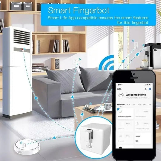 ADWE Bluetooth-compatible for Automatic Fingerbot for Alexa-Google Assistant Mechanical Arms for Alexa-Google Assistant