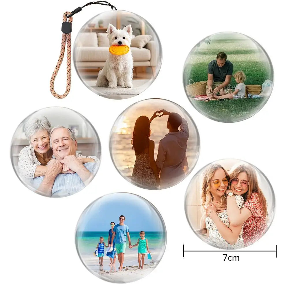 Memo orb 3D Crystal Ball Video Player Customized LED Memory Gift Ball with Electronic Audio Display Rotating Photo Video Showcase