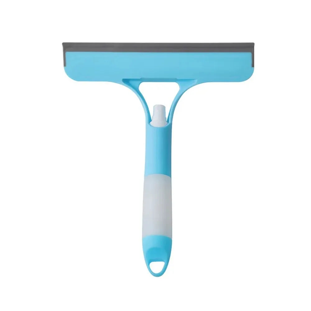 3 in 1 Car Glass Cleaning Wiper Microfiber Scrub with Spray Bottle Spray Type Cleaning Brush Squeegee 3 in 1 Function